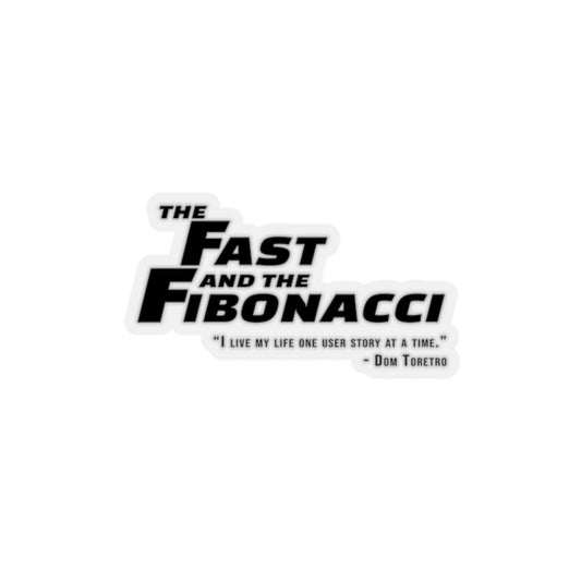 The Fast and The Fibonacci - Sticker